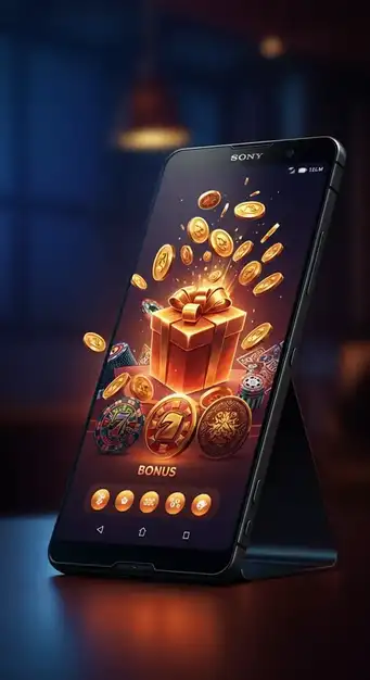 Een banner met diverse bonusaanbiedingen, waaronder free spins en cashback, van 30bet Casino in een dynamische gokkastomgeving.